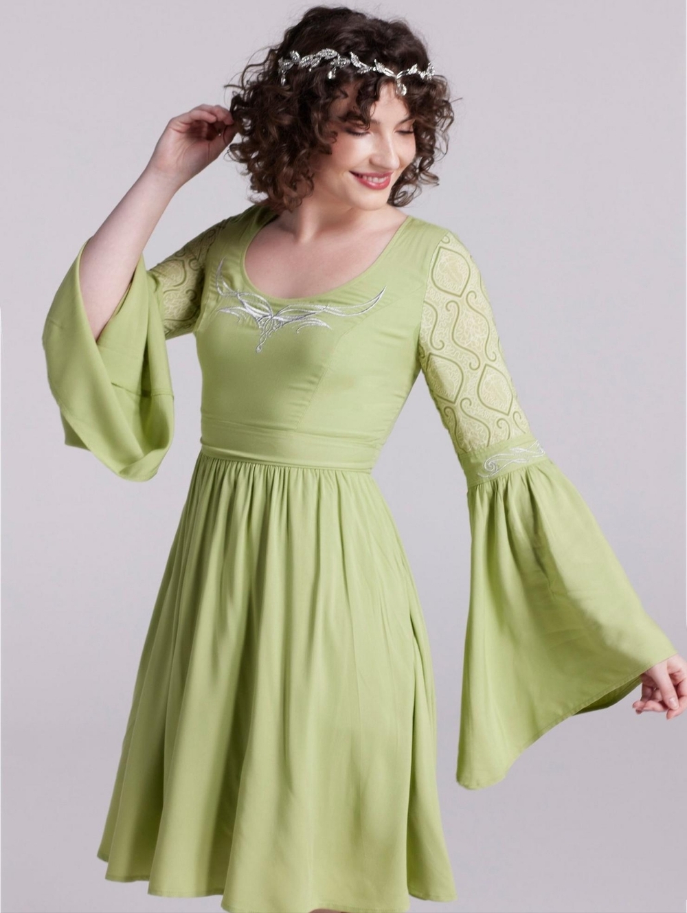 Her Universe The Lord Of The Rings Arwen Bell Sleeve Dress